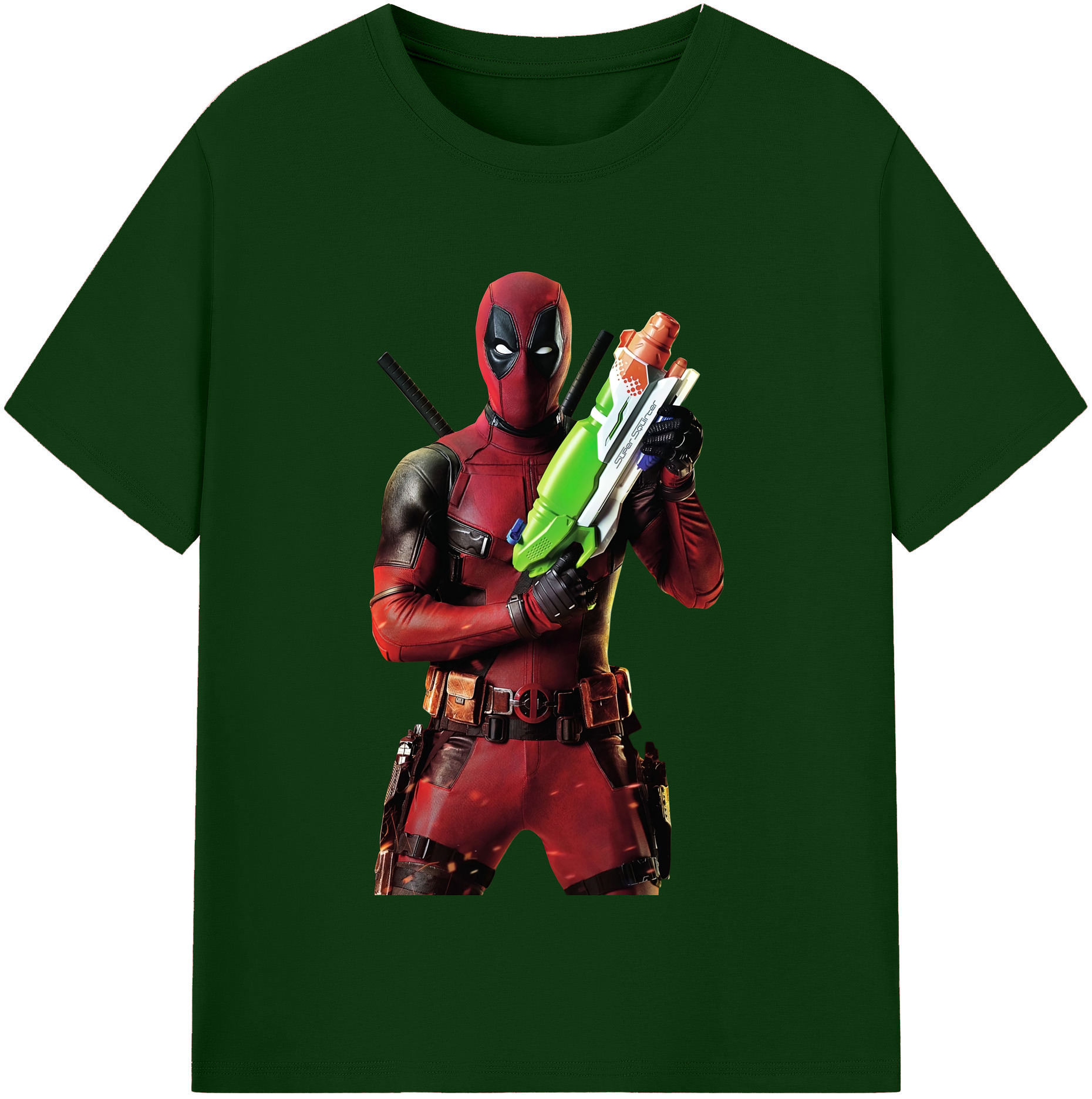 （画像用） Deadpool デッドプール 綿100％半袖Tシャツ（フロントプリント）